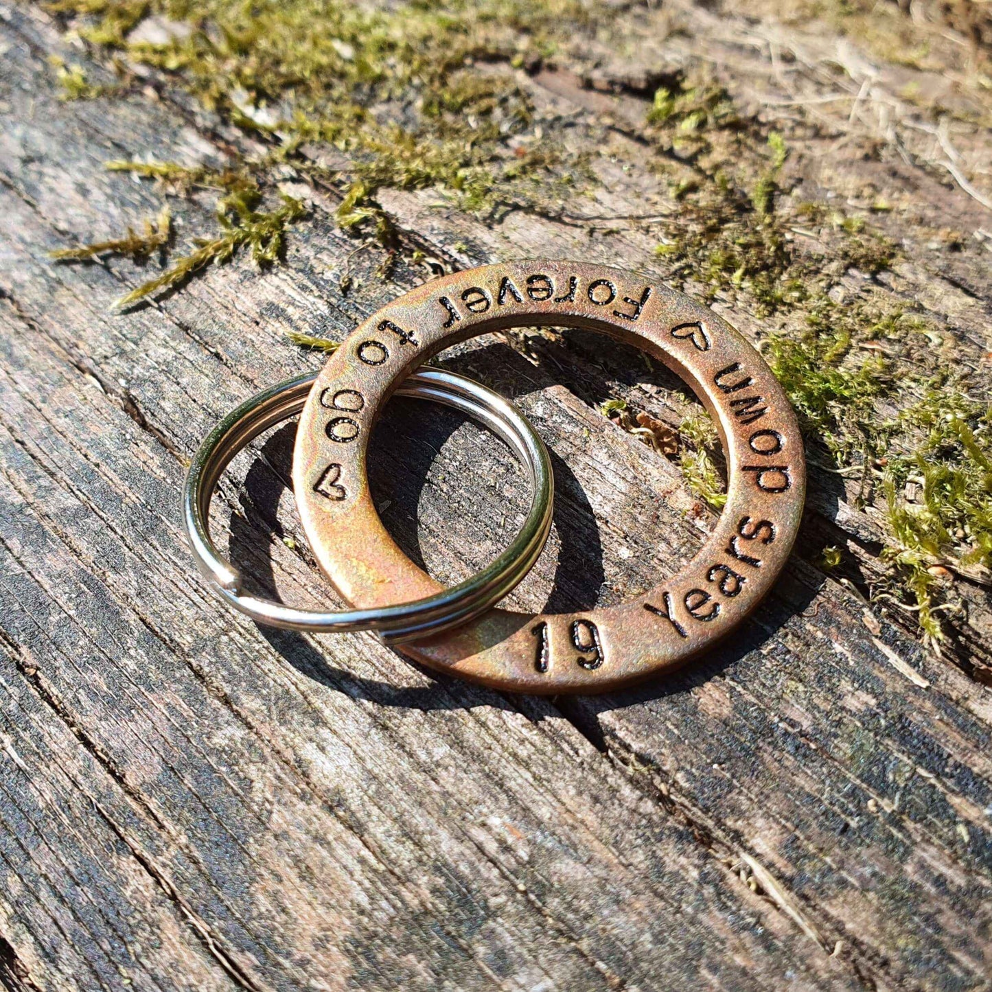 19th Anniversary Keyring