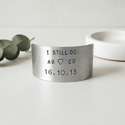 I Still Do Personalised Ornament Hand Stamped 11th Anniversary