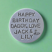 PERSONALISED Golf Ball Marker Birthday GIFTS For Dad Grandad Husband Boyfriend Daddy