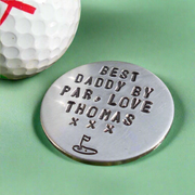 PERSONALISED Golf Ball Marker GIFTS For Dad Grandad Husband Christmas Fathers Day Boyfriend Daddy