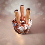 Red Jasper Cloudbuster 3 Pipe Copper Orgone Generator 5g EMF Travel Size