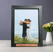 9th Anniversary Photo Frame Gifts 9 Years Down Copper Plaque