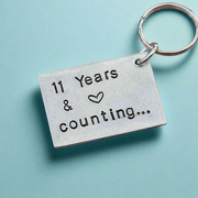 11 YEARS & COUNTING 11th Steel Anniversary Personalised