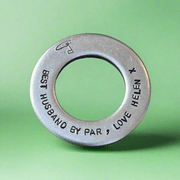 Personalised Best Husband By Par Steel Golf Ball Marker Anniversary Gifts Accessories 11th