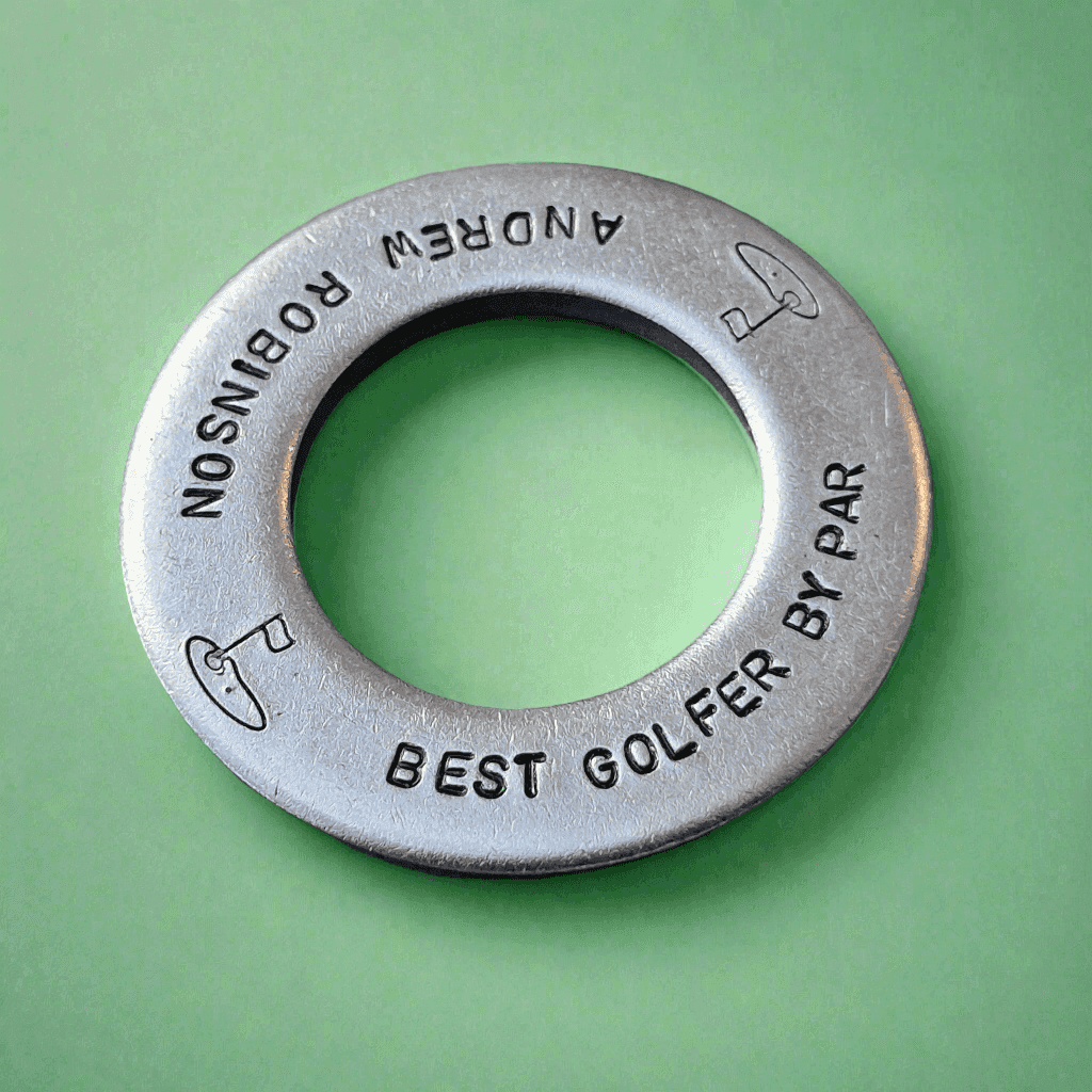 Personalised Golf Ball Marker GIFTS For Dad Grandad Husband Christmas Boyfriend