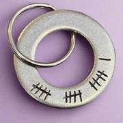 Tally Mark 16 Years 16th Anniversary Gifts For Men Her Personalised Gift Husband Wife Keychain
