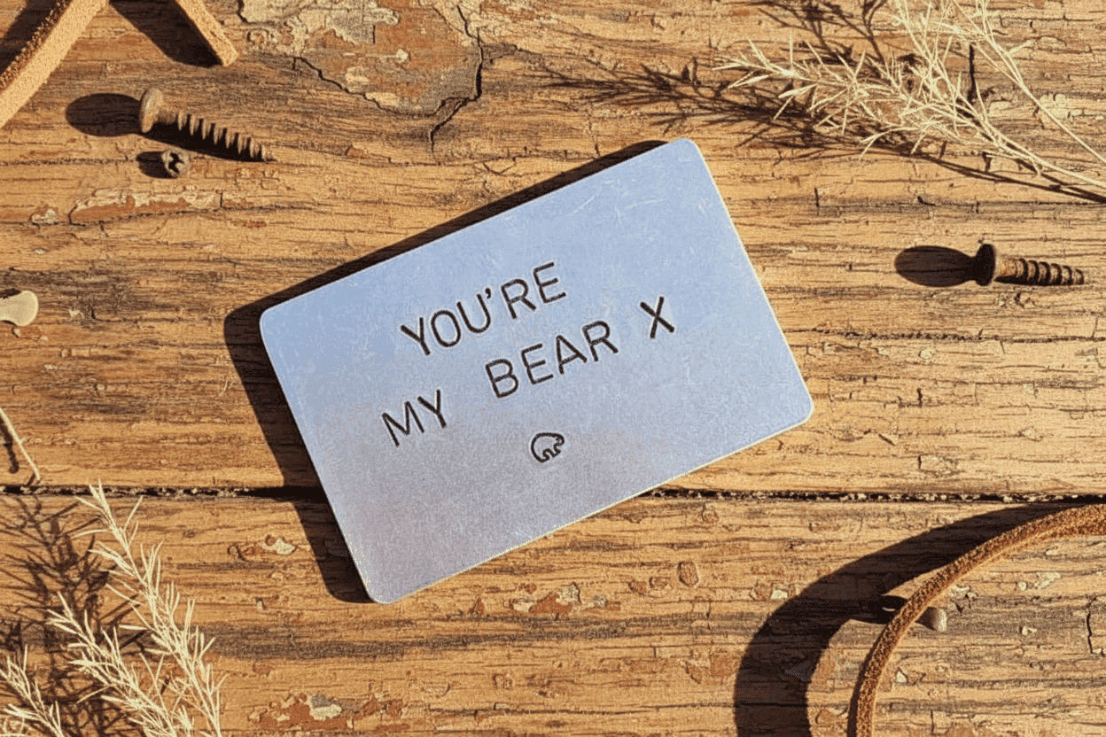 You're My Bear Wallet Insert Boyfriend Gifts