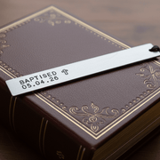 Baptism Gift Metal Bookmark Personalised Baptised