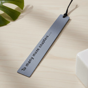 To Many More Chapters Metal Bookmark Personalised