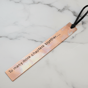 Bronze Bookmark To Many More Chapters Together Gift Anniversary