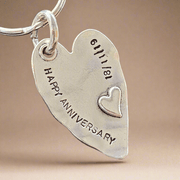 Happy Anniversary Keychain Love Personalised Keyring Husband Wife Personalised Anniversary giftGirlfriend
