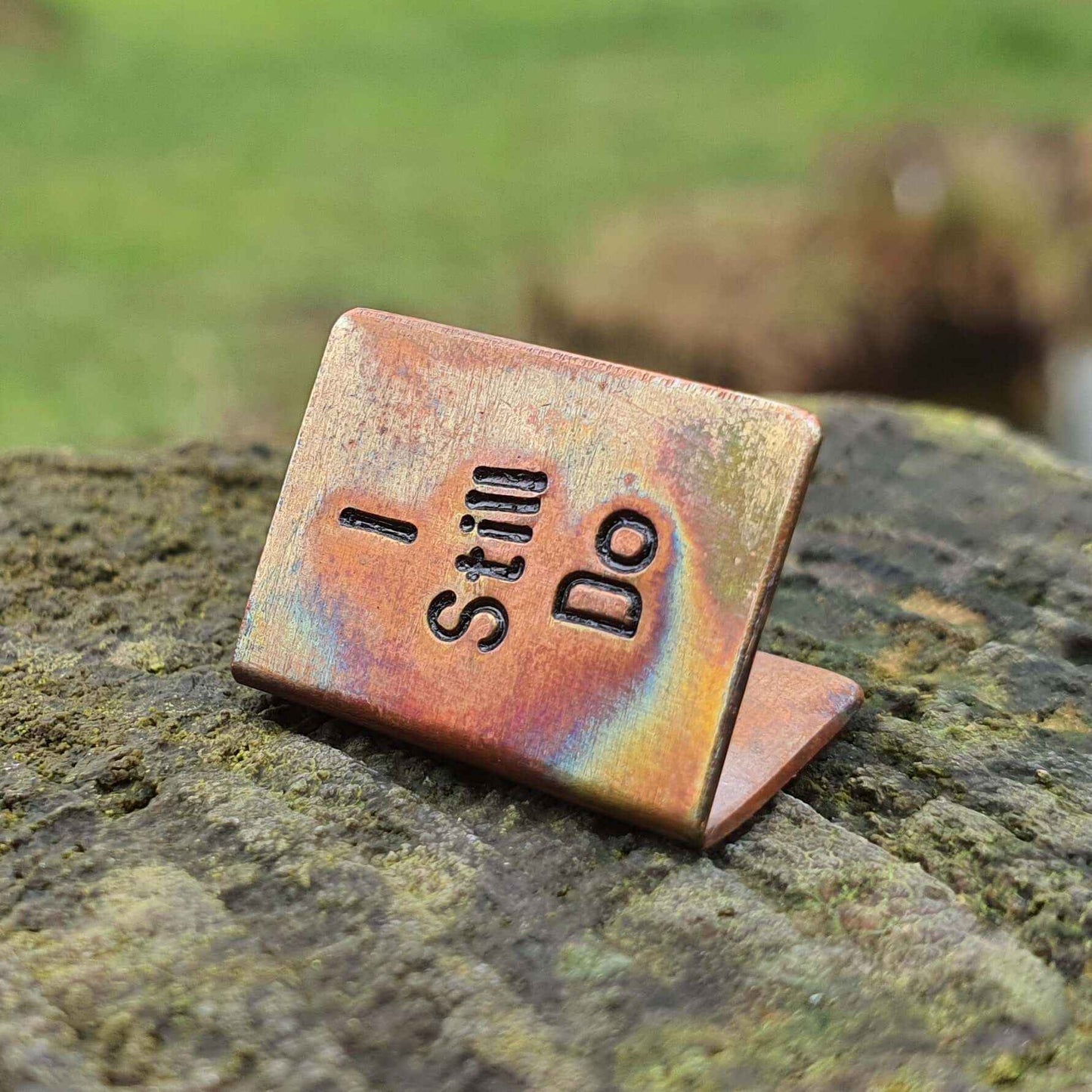 19 Years Hand Stamped Bronze Anniversary Card 19th Wedding Anniversary19th Anniversary Gifts