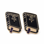 Cool enamel pin brooch Accessories Funky BadgesPeople To Kill