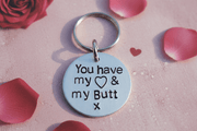 You Have My Heart And My Butt Keychain Funny Valentines Day Gifts For Him Boyfriend Anniversary Girlfriend Keyring