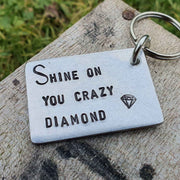 Shine On You Crazy Diamond Pink Floyd Lyrics Keychain