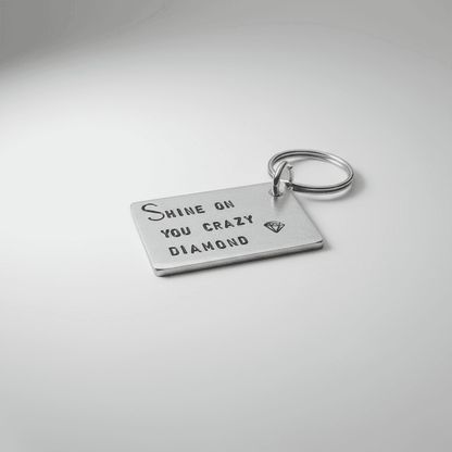 Shine On You Crazy Diamond Pink Floyd Lyrics Keychain