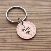 I Still Do Lucky Penny Keychain Copper 7th Wedding Anniversary Gifts