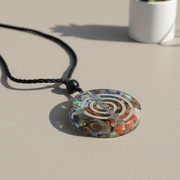 Handmade 7 Chakras Pendant Orgone Gemstone Necklace Jewellery