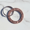 22 Years Down Forever To Go 22nd Copper Anniversary Gifts Keychain