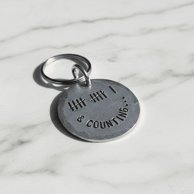 Tally Mark Keychain