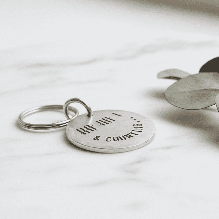 Tally Mark Keychain