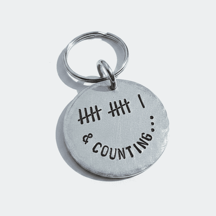 Tally Mark Keychain