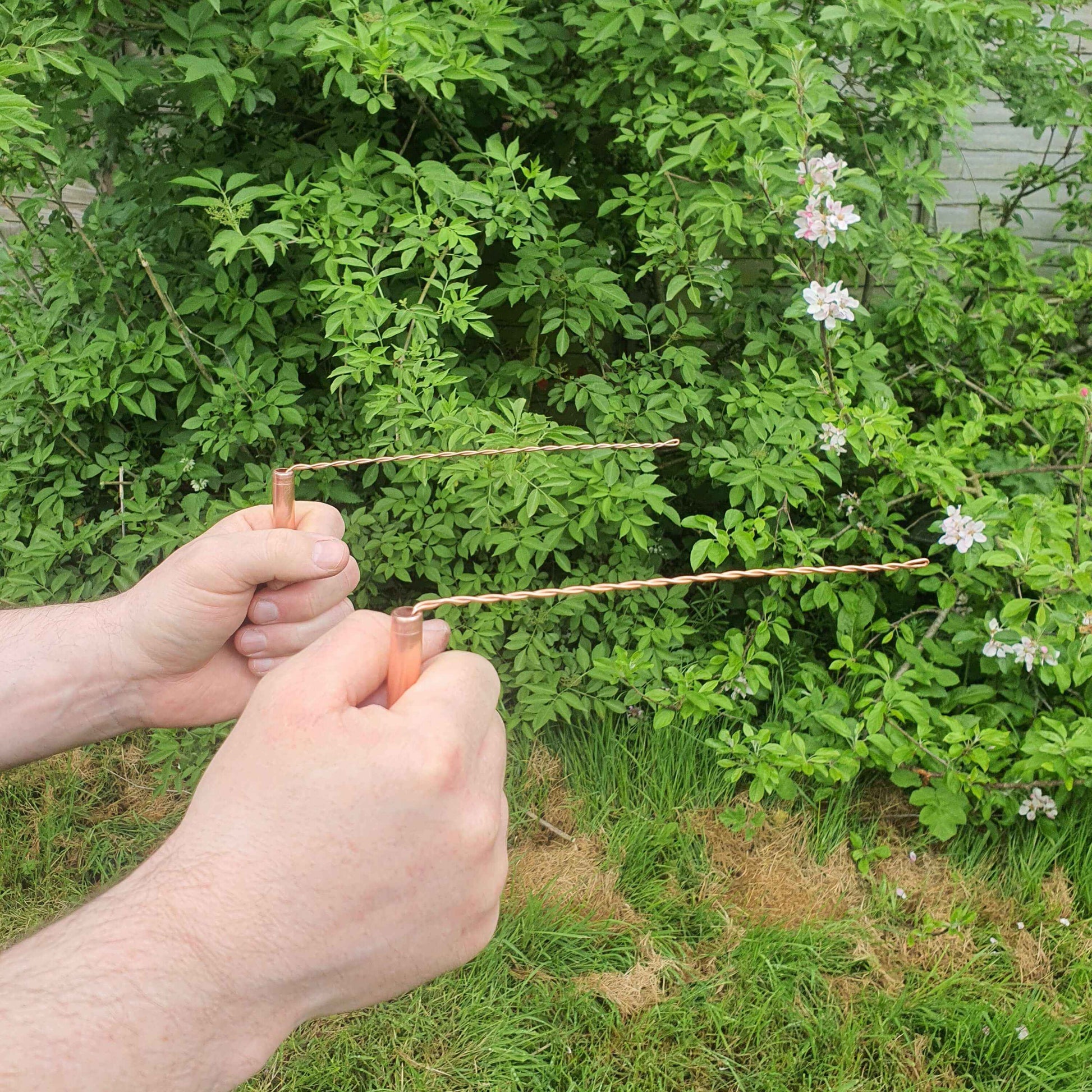 Pair Handmade Pure Copper Dowsing Rods