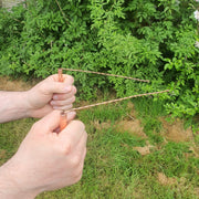 Pair Handmade Pure Copper Dowsing Rods Lost Cubit Paranormal Ghost Hunting Divination