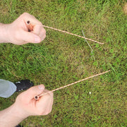 Pair Handmade Pure Copper Dowsing Rods Lost Cubit Paranormal Ghost Hunting Divination