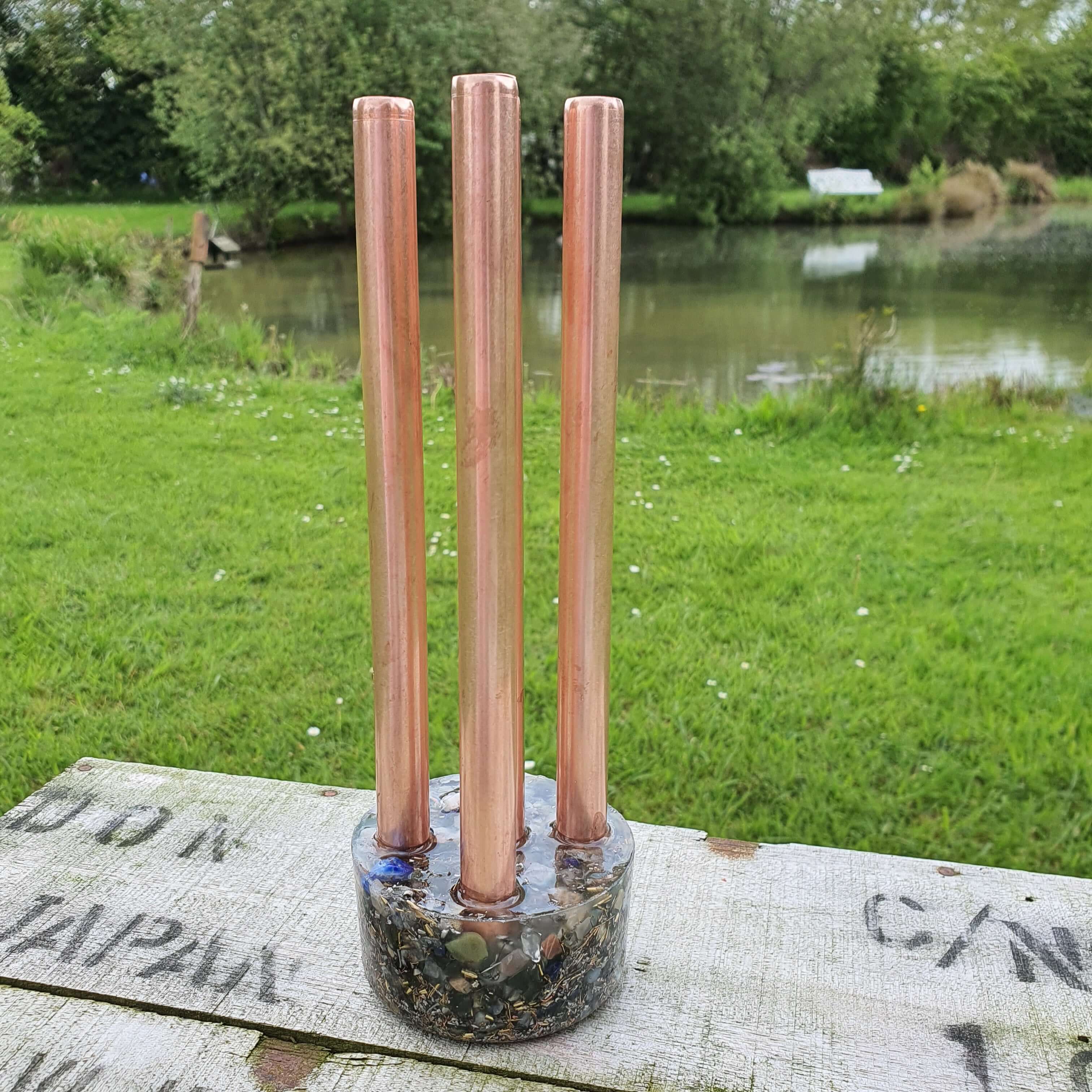 Cloudbuster 5 Pipe Chembuster Orgonite Energy EMF 5G Blocker