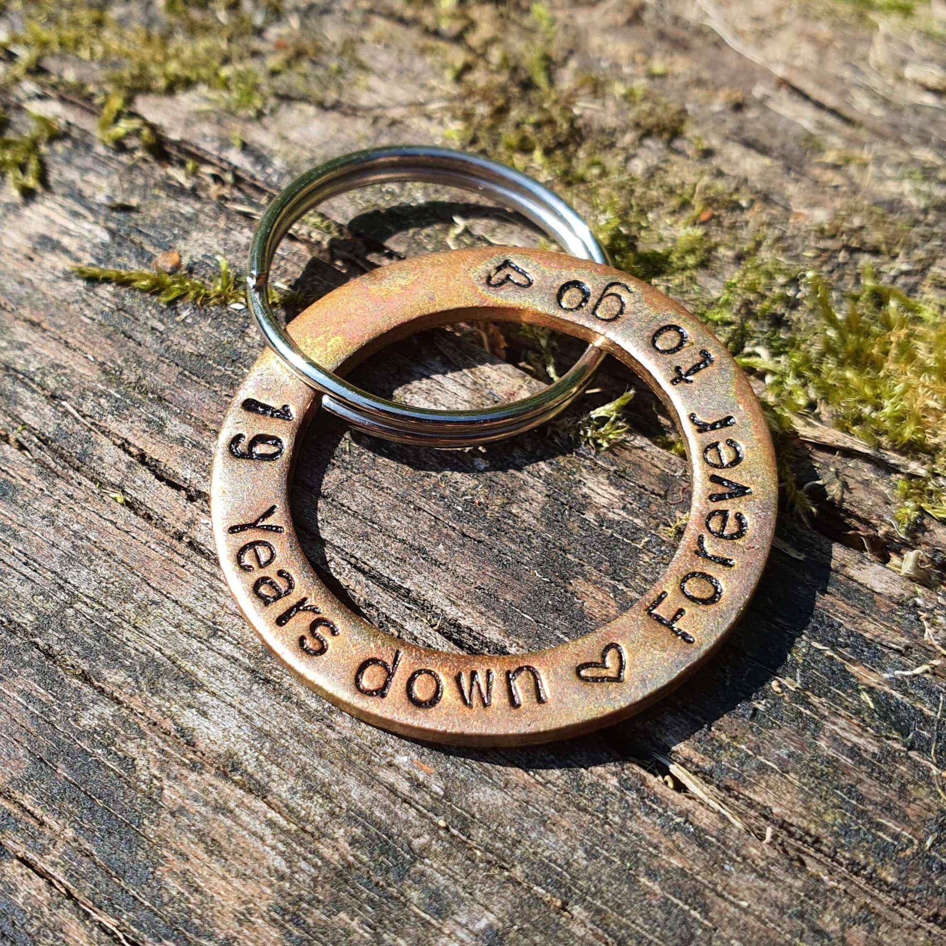 19th Anniversary Keyring