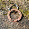 Tally Mark 7 Seven Years Wedding 7th Anniversary Gifts For Men Him Her Copper Personalised Keychain