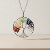 Tree Of Life Chakra Pendant Gemstone Necklace Jewellery Gifts For Her