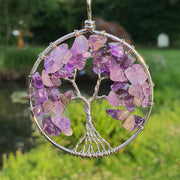 Tree Of Life Pendant Amethyst Necklace Jewellery Gifts For Her