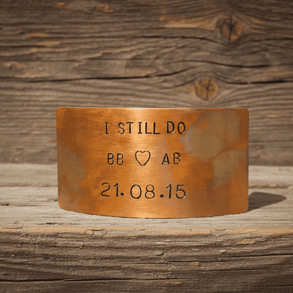 Personalised I Still Do Bronze Anniversary Plaque Card Gifts