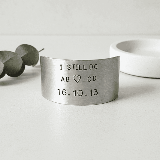  I Still Do Personalised Ornament Hand Stamped 11th Anniversary