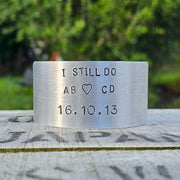 I Still Do Personalised Ornament Hand Stamped Wedding Anniversary Plaque Gifts