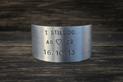 I Still Do Personalised Ornament Hand Stamped Anniversary Plaque 