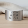 I Still Do Personalised Ornament Hand Stamped Anniversary Plaque