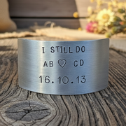 I Still Do Personalised Ornament Hand Stamped 11th Anniversary 