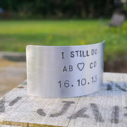 I Still Do Personalised Ornament Hand Stamped Wedding Anniversary Plaque Gifts