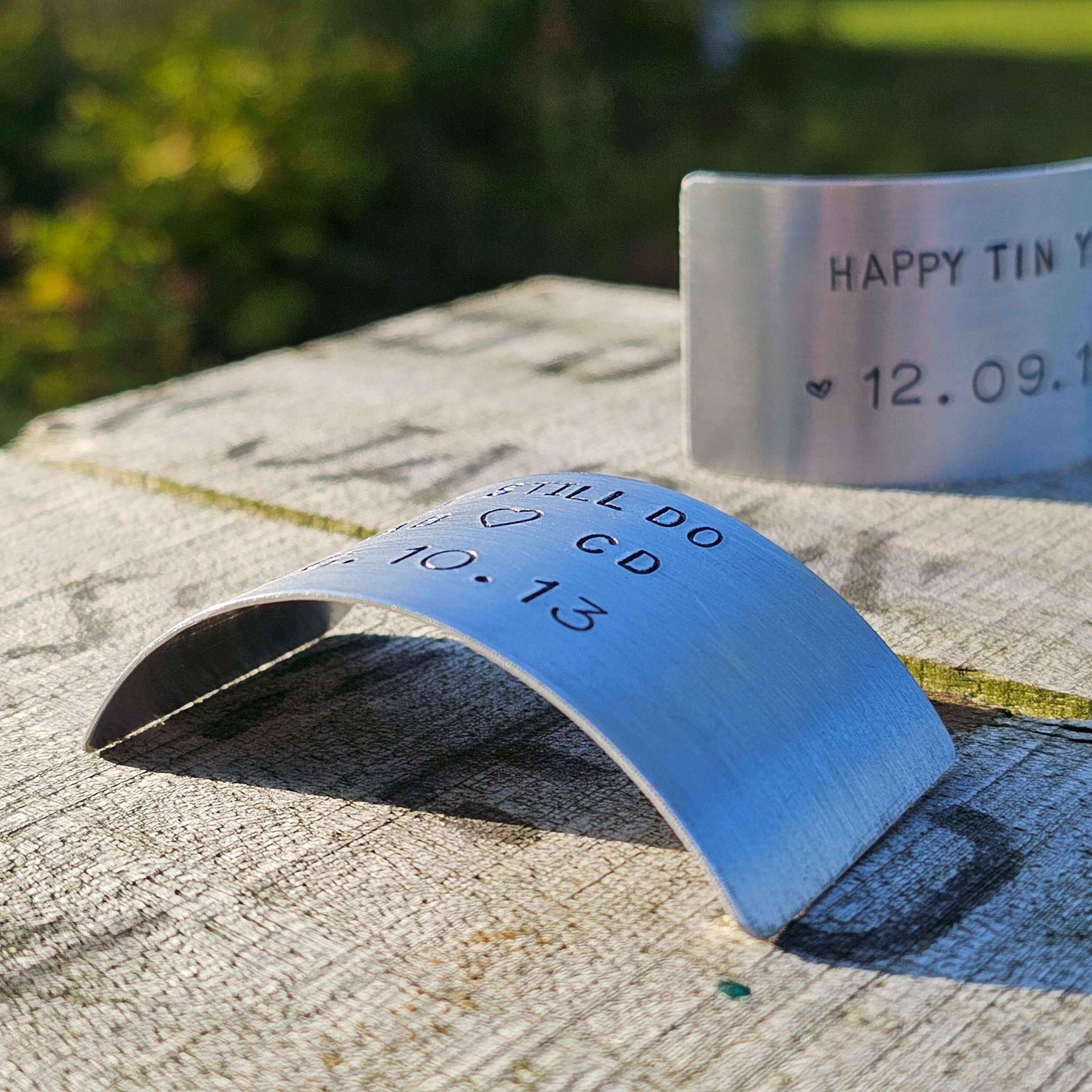I Still Do Personalised Ornament Hand Stamped Anniversary Plaque 