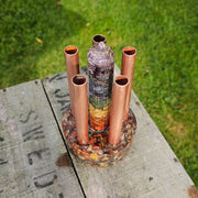 Chakra Cloudbuster 5 Pipe Chembuster Orgonite Orgone Generator