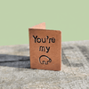 You're My Bear Hand Stamped  Anniversary Card Birthday Gifts