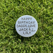 PERSONALISED Golf Ball Marker Birthday GIFTS For Dad Daddy