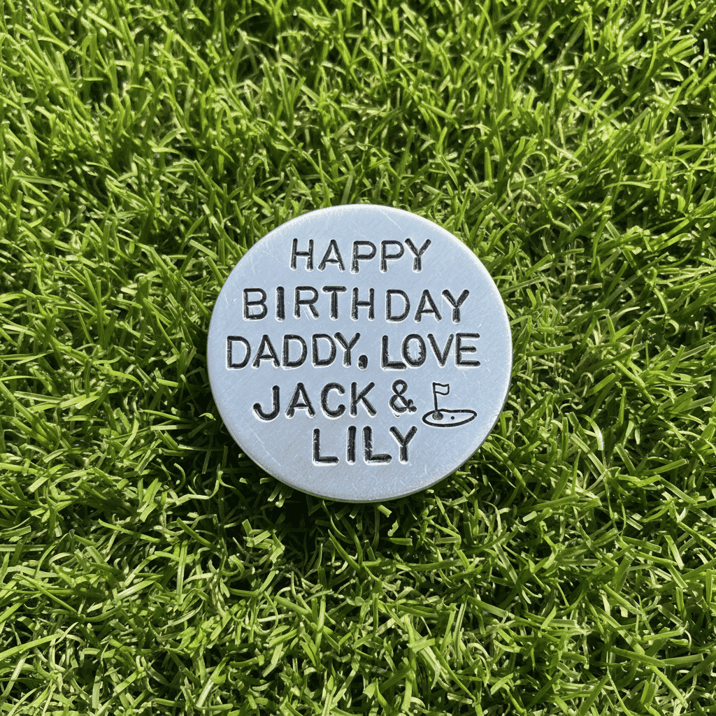 PERSONALISED Golf Ball Marker 