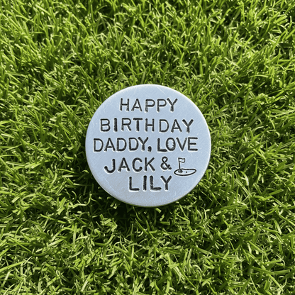 PERSONALISED Golf Ball Marker 