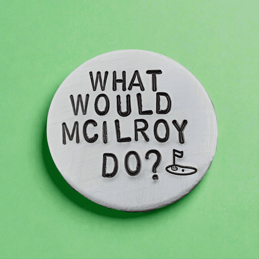 What Would Mcilroy Do? Golf Ball Marker