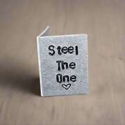 Steel The One 11 Years Miniature Metal Hand Stamped 11th Anniversary Card Gifts