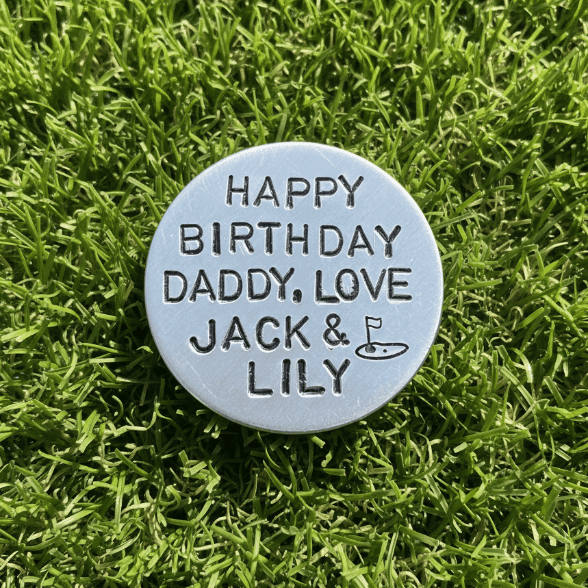 PERSONALISED Golf Ball Marker 